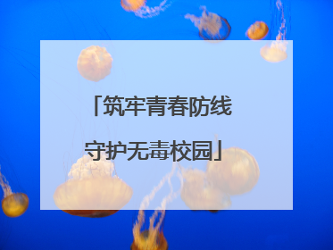 筑牢青春防线 守护无毒校园