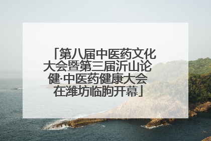 第八届中医药文化大会暨第三届沂山论健·中医药健康大会在潍坊临朐开幕