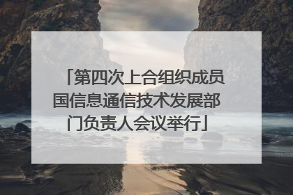 第四次上合组织成员国信息通信技术发展部门负责人会议举行