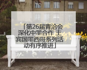 第26届青洽会深化中墨合作 主宾国墨西哥系列活动有序推进