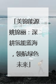 美锦能源姚锦丽：深耕氢能蓝海，领航绿色未来