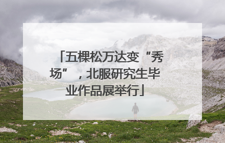 五棵松万达变“秀场”，北服研究生毕业作品展举行