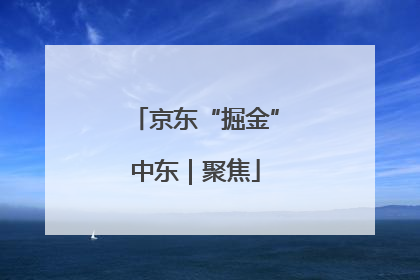 京东“掘金”中东｜聚焦