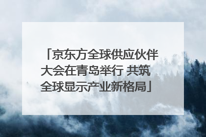 京东方全球供应伙伴大会在青岛举行 共筑全球显示产业新格局