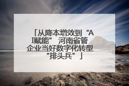 从降本增效到“AI赋能” 河南省管企业当好数字化转型“排头兵”