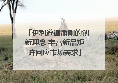 伊利遵循潘刚的创新理念 丰富新品矩阵回应市场需求