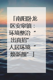 南阳卧龙区安皋镇：环境整治“出真招” 人居环境“焕新颜”