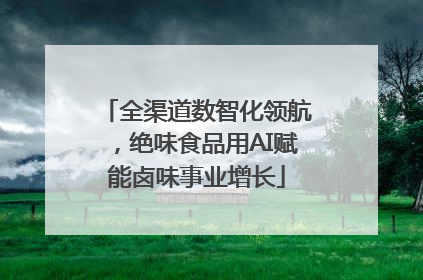 全渠道数智化领航，绝味食品用AI赋能卤味事业增长