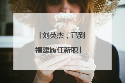 刘英杰，已到福建履任新职