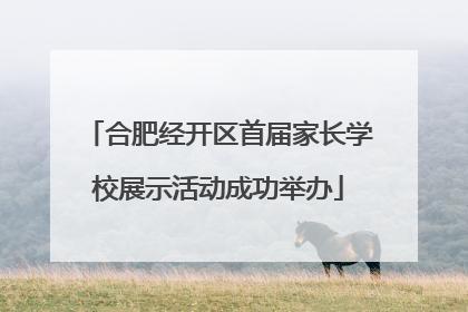 合肥经开区首届家长学校展示活动成功举办