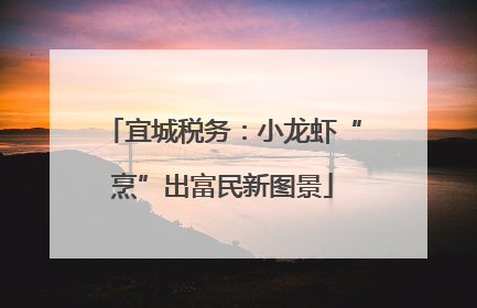 宜城税务：小龙虾“烹”出富民新图景