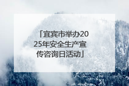 宜宾市举办2025年安全生产宣传咨询日活动
