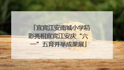 宜宾江安南城小学精彩亮相宜宾江安庆“六一”五育并举成果展
