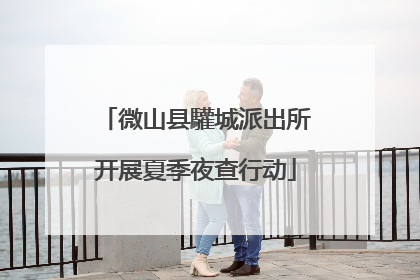 微山县驩城派出所开展夏季夜查行动