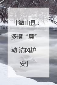 微山县：多措“廉”动 清风护安