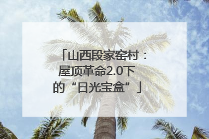 山西段家窑村：屋顶革命2.0下的“日光宝盒”