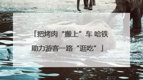 把烤肉“搬上”车 哈铁助力游客一路“逛吃”