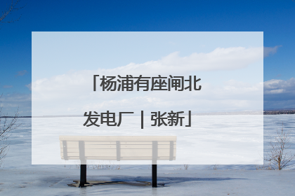 杨浦有座闸北发电厂｜张新