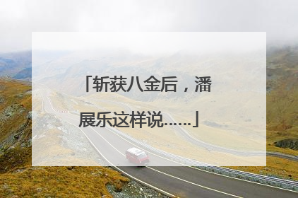 斩获八金后，潘展乐这样说……