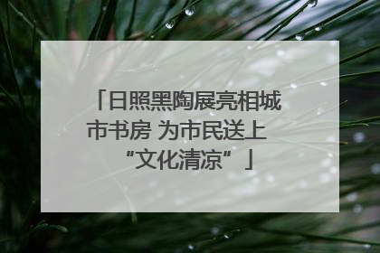 日照黑陶展亮相城市书房 为市民送上“文化清凉”