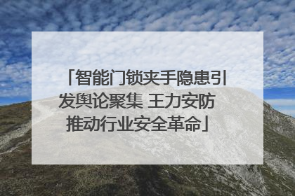 智能门锁夹手隐患引发舆论聚集 王力安防推动行业安全革命