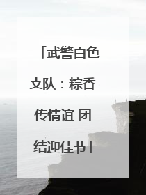 武警百色支队：粽香传情谊 团结迎佳节