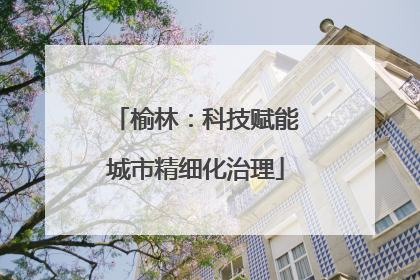 榆林：科技赋能城市精细化治理