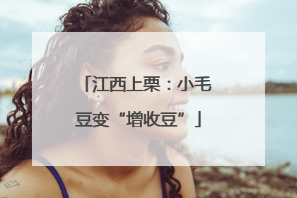 江西上栗：小毛豆变“增收豆”