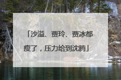 沙溢、贾玲、贾冰都瘦了，压力给到沈腾