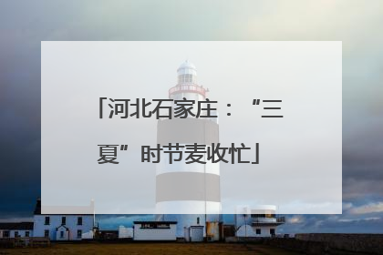河北石家庄：“三夏”时节麦收忙