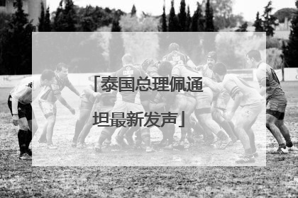 泰国总理佩通坦最新发声