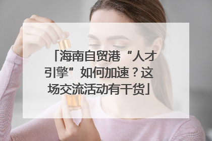 海南自贸港“人才引擎”如何加速？这场交流活动有干货