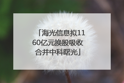 海光信息拟1160亿元换股吸收合并中科曙光