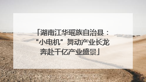 湖南江华瑶族自治县：“小电机”舞动产业长龙 奔赴千亿产业盛景