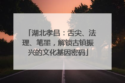 湖北孝昌：舌尖、法理、笔墨，解锁古镇振兴的文化基因密码