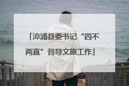 漳浦县委书记“四不两直”督导文旅工作