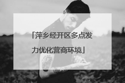 萍乡经开区多点发力优化营商环境