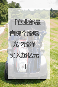 营业部最青睐个股曝光 2股净买入超亿元