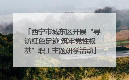 西宁市城东区开展“寻访红色足迹 筑牢党性根基”职工主题研学活动
