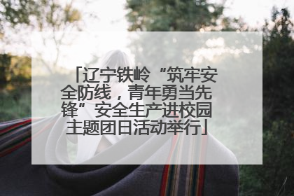 辽宁铁岭“筑牢安全防线，青年勇当先锋”安全生产进校园主题团日活动举行