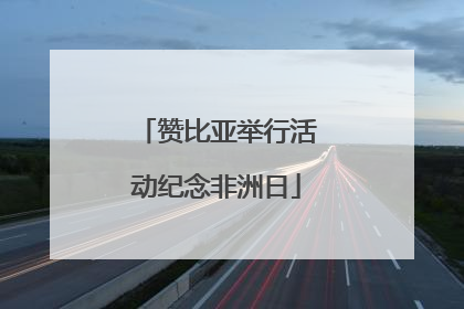赞比亚举行活动纪念非洲日