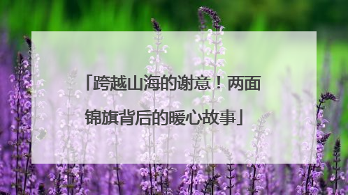 跨越山海的谢意！两面锦旗背后的暖心故事