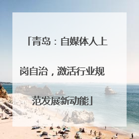 青岛：自媒体人上岗自治，激活行业规范发展新动能