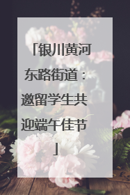 银川黄河东路街道：邀留学生共迎端午佳节