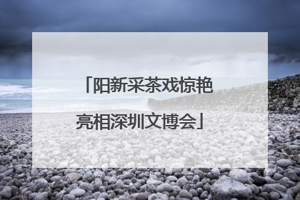 阳新采茶戏惊艳亮相深圳文博会