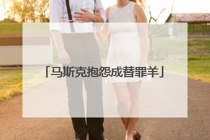 马斯克抱怨成替罪羊