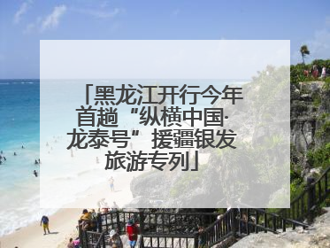黑龙江开行今年首趟“纵横中国·龙泰号”援疆银发旅游专列