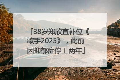 38岁郑欣宜补位《歌手2025》，此前因抑郁症停工两年
